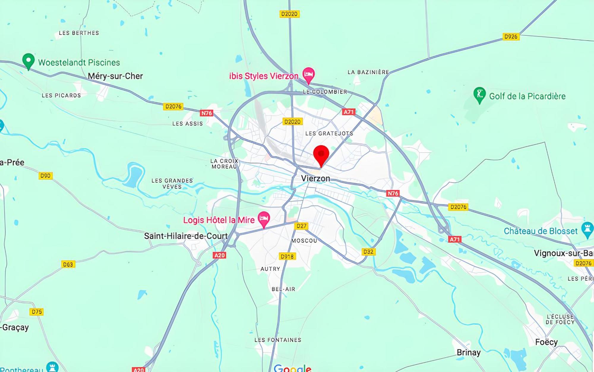 Le Golden - Home Homy Vierzon Bagian luar foto